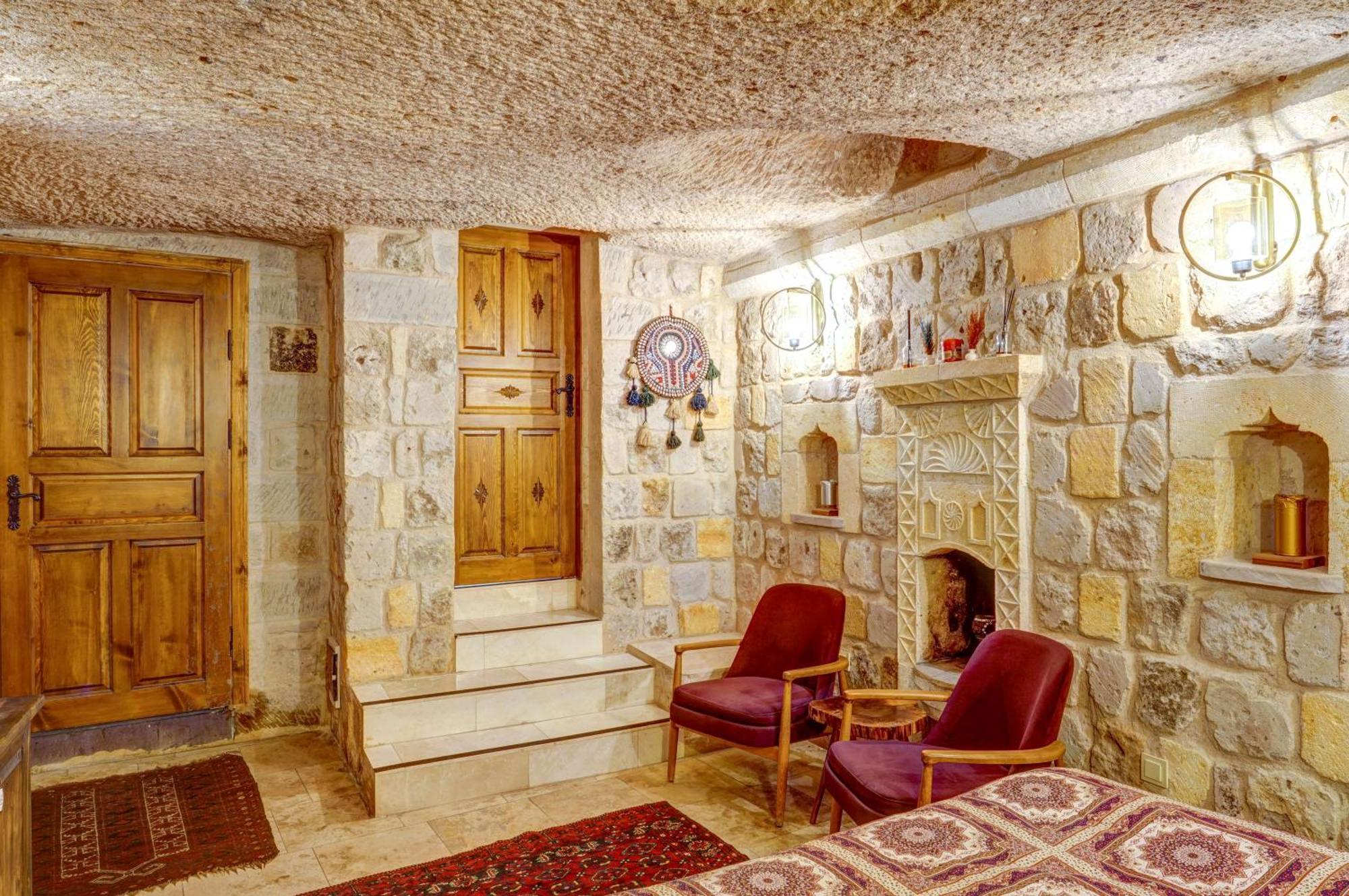 Vasil Cave Hotel 우치사르 객실 사진
