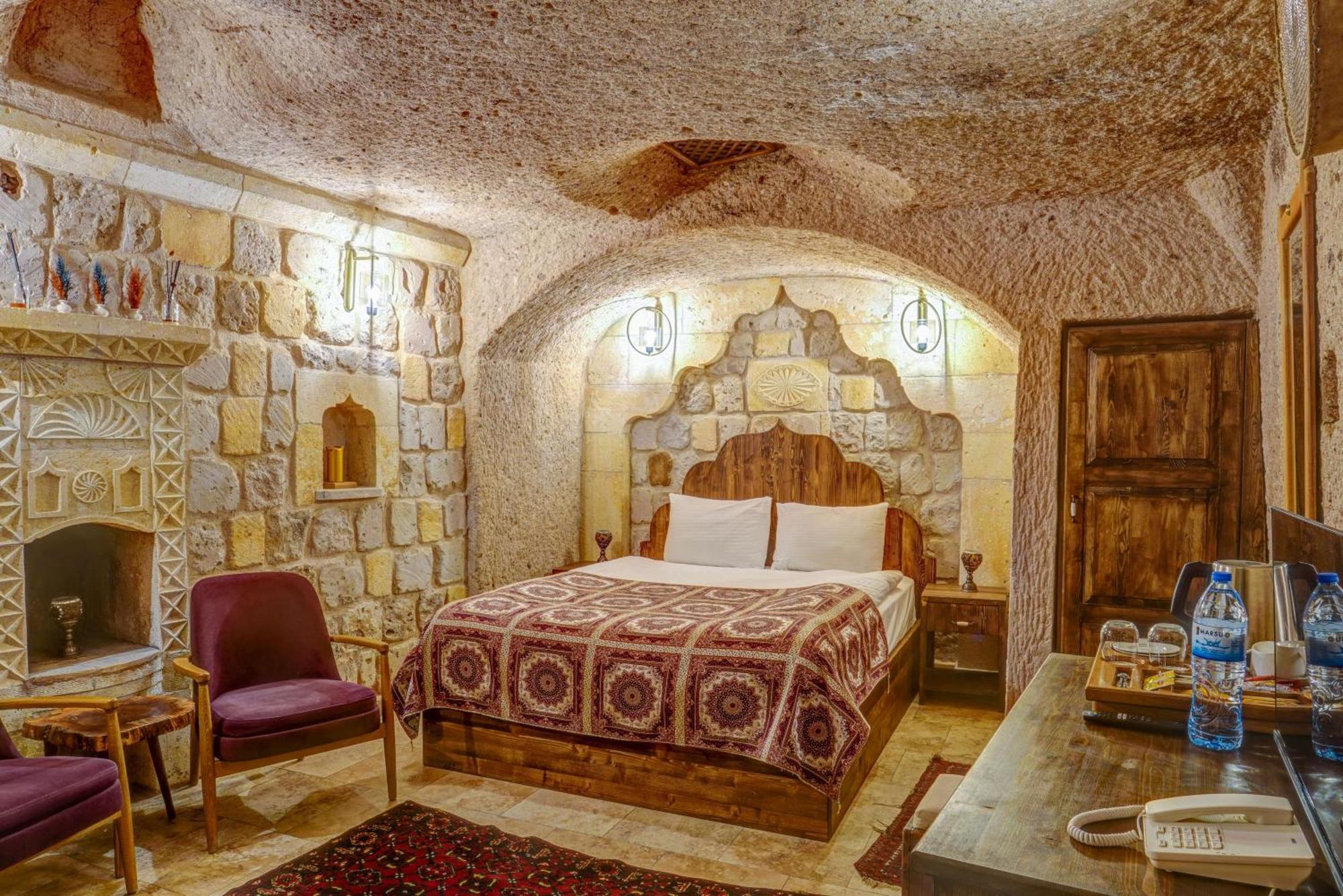 Vasil Cave Hotel 우치사르 객실 사진