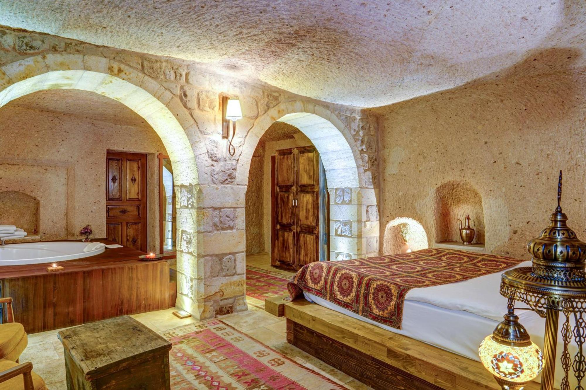 Vasil Cave Hotel 우치사르 객실 사진