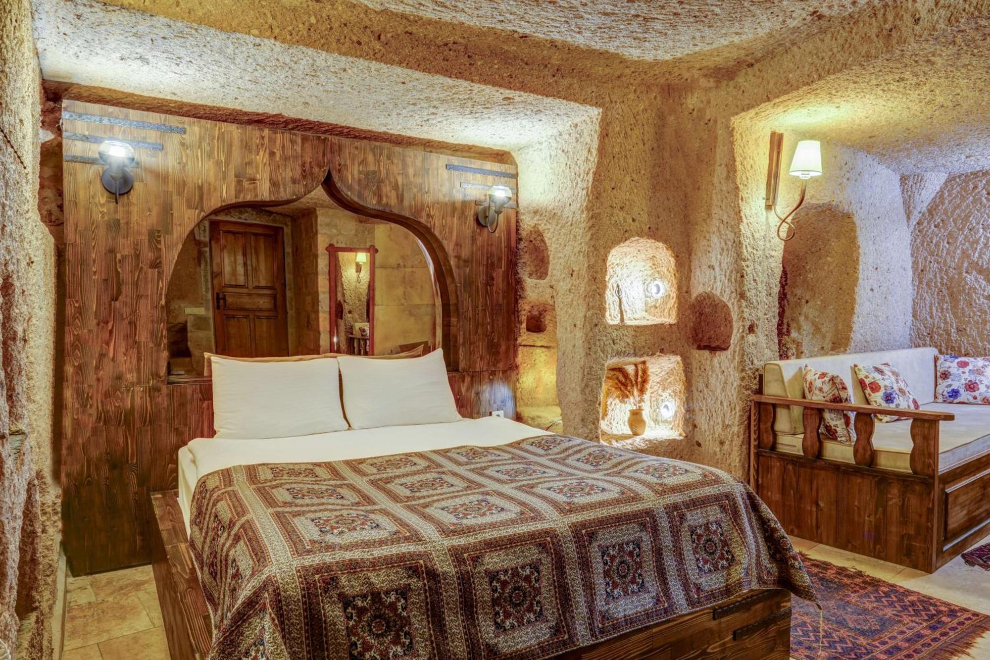 Vasil Cave Hotel 우치사르 객실 사진